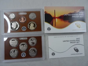 2017-S US Mint Proof Set Box & COA OGP Clad 10 Coins - Picture 1 of 4