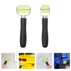 2Pcs Home Wallpaper Flatten Roller Small Wallpaper Roller Silicone Seam Roller - Picture 1 of 12