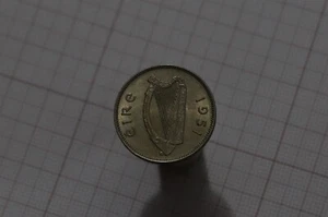 🧭 🇮🇪 IRLAND SCHILLING 1951 HIGH GRADE B63 #Z3293 - Bild 1 von 2
