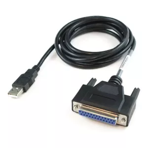 6 Ft USB to IEEE 1284 DB25 Parallel Printer/Scanner Data Cable w/ Chip Built-in - Picture 1 of 1