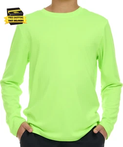 Rash Guard for Boys, Long Sleeve Boys Swim Shirt, UPF 50+ SPF UV Sun Protection, - Picture 1 of 7