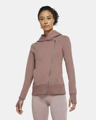 Sudadera con capucha asimétrica cremallera completa Nike Yoga talla XS S M 2XL para mujer RARA CU5321 Foto 1 de 3