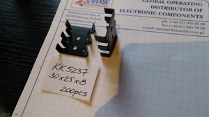 KK5237 Aluminium Kühlkörper schwarz eloxiert Posten - 5 Stück - Bild 1 von 1