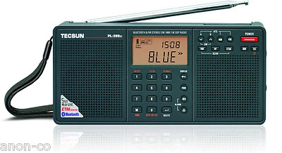TECSUN PL398BT PLL DSP Bluetooth World Band Dual Speaker Radio  - Image 1 of 4