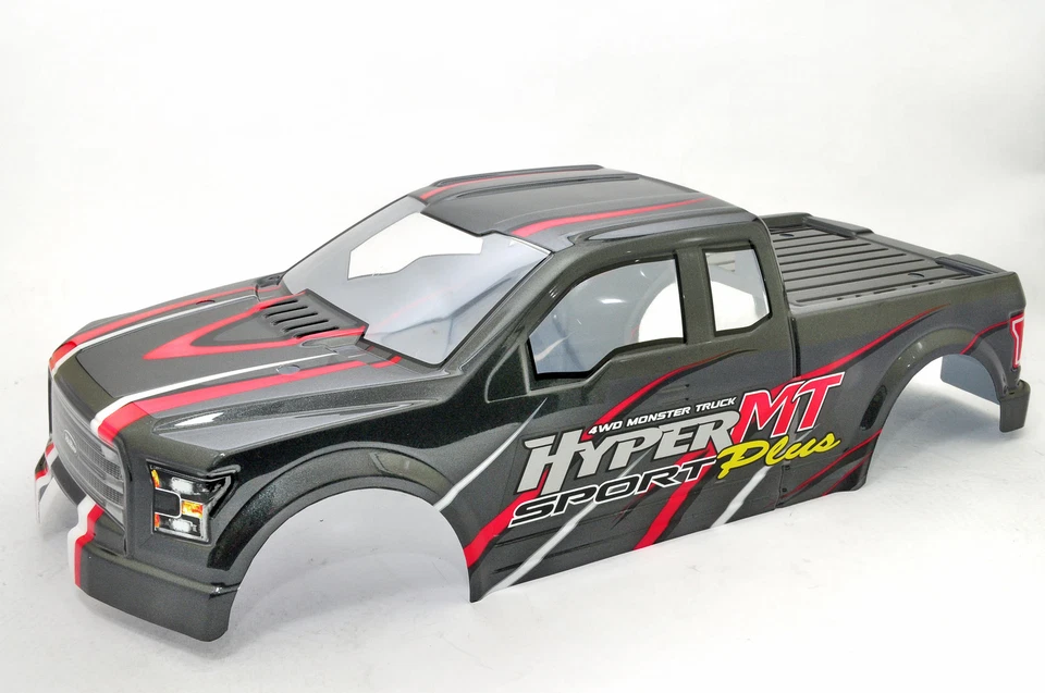 NEW HoBao 1/8 Printed Body Grey : Hyper MT Plus - Image 1 of 1