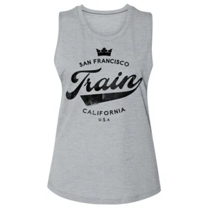 Train San Francisco California USA Women's Muscle Tank T Shirt Band Merch - Picture 1 of 5
