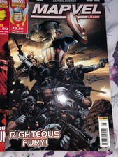 Comics Marvel Legends Comic Book 2007 Issue 9 Righteous Fury Captain America
