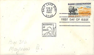 PHILATELIE CARTE PREMIER JOUR FIRST DAY OF ISSUE USA 1961 - Picture 1 of 1