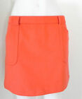 J. Crew Black Label Wool Blend Mini Skirt .Coral Tone . Size 8 .