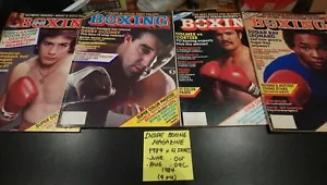 Inside Boxing Magazine June, August, October, December 1984 4Copies - Picture 1 of 6
