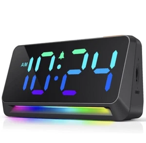 Dynamic RGB Clock - EXTRA LOUD Digital Alarm Clock - Picture 1 of 4