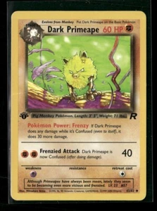 Pokemon Team Rocket 43/82 Dark Primeape 1st Edition heavily played - Picture 1 of 2
