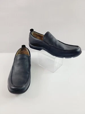 Zapatos informales sin cordones de cuero negro Hush Puppies GT para hombre 13 H12465 Foto 1 de 4