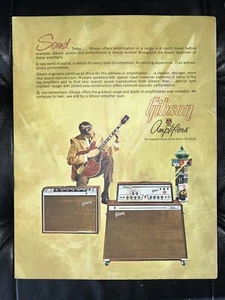 Gibson Amplifiers- Amp Sound Heard Around The World- Vintage Orig. Catalog 60s - Picture 1 of 4
