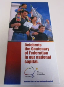 Celebrate the Centenary of Federation in Canberra - Australia - 40 Pages - 2001 - Picture 1 of 14