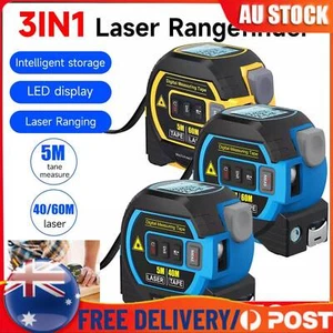 3 In 1 Laser Tape Measure Digital Tape Measure High Precision Laser Rangefinder - Picture 1 of 14