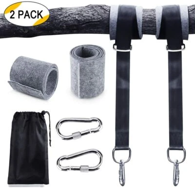 2x Schaukel Befestigungsset Hängematte Befestigung Hängegurt 1.5m Hanging Straps