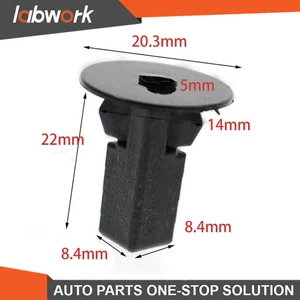 Labwork Car Fastener Clips Bumper Inner Fender Rivets Push 100 Piece For Toyota - Picture 1 of 5