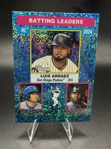 2025 Topps Heritage Blue Sparkle NL Batting Leaders Leaders Shohei Ohtani #191 - Picture 1 of 2