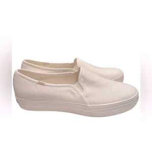 Kate Spade X Keds Triple Decker Pearl Foxing Bridal Glitter Womens Size 11 - Picture 1 of 6