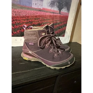 Ahnu Sugarpine Women's 7.5 Purple Waterproof Hiking Vibram Outdoor Hiking Boots - Picture 1 of 7