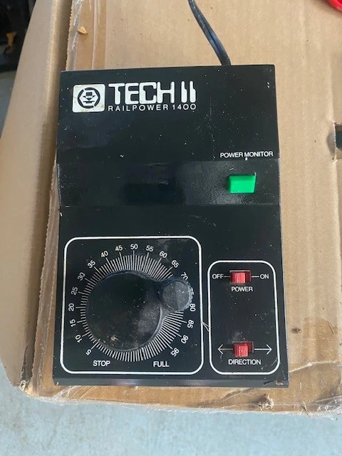 Tech II Railpower 1400 Transformer Speed Control Model Train HO Rail Road G#596A - Image 1 of 1