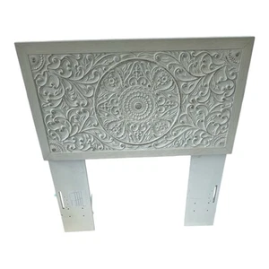 Signature Design by Ashley Traditional Paxberry Twin Panel Headboard, Whitewash - Picture 1 of 5
