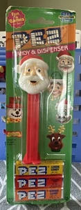 PEZ Weihnachten Weihnachtsmann roter Stiel Ungarn 5.9 2002 neu auf Karte - Bild 1 von 12