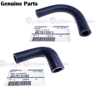 GENUINE Subaru Forester 1996-12 Legacy Liberty Outback 88-09 Water Pump Hose Set - Picture 1 of 3