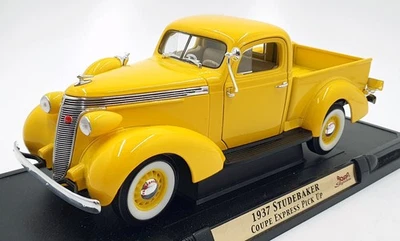 Road Signature 1/18 Scale 92458 1937 Studebaker Coupe Express Pick-Up Yellow - Image 1 of 4