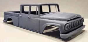 axial Scx24 Gladiator 1962 International Crew Cab Truck 1/24 Scale Body 155mm - Picture 1 of 13