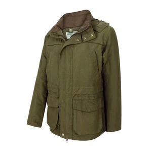 Hoggs of Fife Kincraig W/P Field Jacket Olive Green Two tone G4 Shell Fabric 8 - Picture 1 of 30