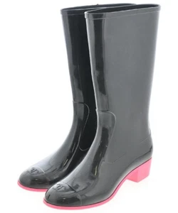 Botas CHANEL para mujer talla 38 goma negra - Imagen 1 de 8