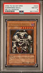 PSA 8 Summoned Skull MRD-003 YuGiOh Metal Raiders 2002 Yu-Gi-Oh! Vintage - Picture 1 of 2