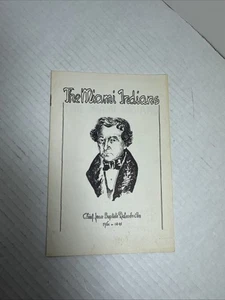 The Miami Indians - Chief Jean Baptiste Richardville Pamphlet Book 1954 - Bild 1 von 11