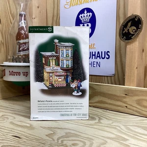 Department 56 ~ Weihnachten in der Stadt ~ DeFazio's Pizzeria ~ 56.5894 ~ EUC!!~ohne Figur - Bild 1 von 10