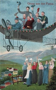 AK Künstlerkarte, 1. Weltkrig, "Gruss aus der Ferne", n. gelaufen - Picture 1 of 1