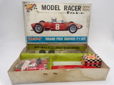 Винтажный 1960-е Nichimo Япония масштаб 1/24 Ferrari F-1 набор с Mabuchi FT-16 мотор - Изображение 1 из 4