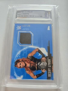 Becky Lynch 2017 2nd year topps wwe undisputed relics SNC 9 Graded /199 #ur-be - Picture 1 of 3