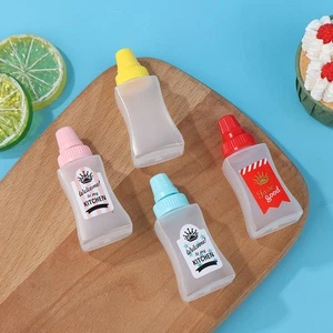 Mini Seasoning Sauce Bottle Portable Ketchup Salad Dressing Container Bento B Nm - Picture 1 of 15