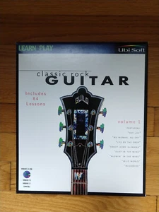 RARE! Ubisoft Learn & Play Classic Rock Guitar - Vintage Music Software - Picture 1 of 8