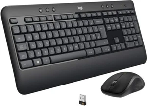 Logitech MK540 Advanced Tastatur Maus Set Unifying English QWERTY + 2 Aufkleber - Bild 1 von 2