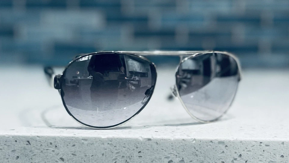 American Eagle 飞行员太阳镜 2117 铬灰色镜框镜片 — 第 1/4 张图片