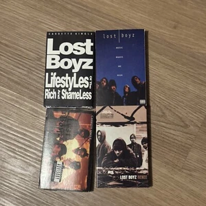 4 X Lost Boyz CASSETTE TAPE Single SET LOT COLLECTION Hip Hop Rap - Picture 1 of 2
