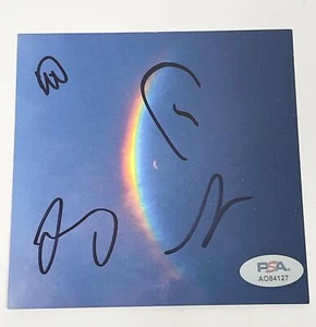 Cubierta de CD álbum firmada por Coldplay PSA/DNA autografiada Moon Music - Imagen 1 de 3