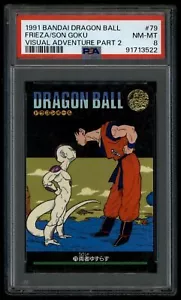 Dragon Ball Japanese Visual Adventure 2 79 Son Goku Freezer 1991 PSA 8 91713522 - Imagen 1 de 2