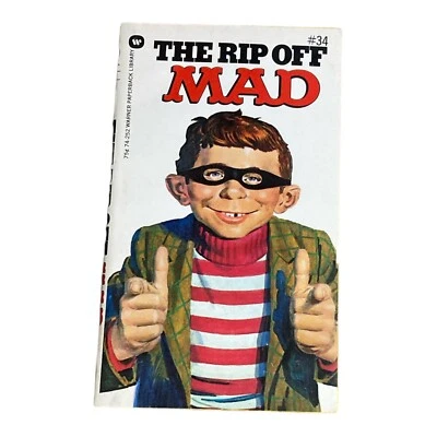 MAD Magazine Comic Book #34 “The Rip Off”  - 1978 - Image 1 of 2