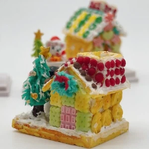 Miniature Gingerbread 3D, Miniatures Fake Cake, Miniature clay work size 1:12 - Picture 1 of 4