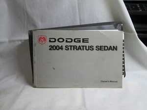 Dodge Stratus 2004 sedan Owners Manual - Picture 1 of 5