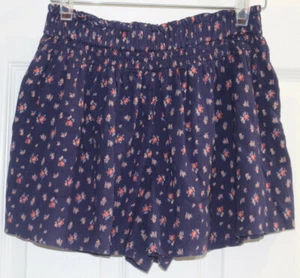 Gap Kids Girls Pull-On Shorts Navy Floral Size Medium (12) - Picture 1 of 5